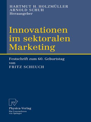 cover image of Innovationen im sektoralen Marketing